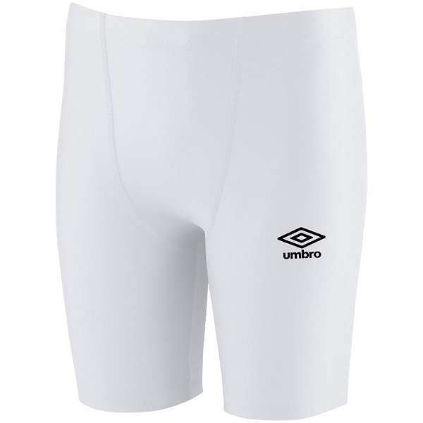 ◆◆○メール便発送 ＜アンブロ＞ UMBRO サッカー ストレッチインナ－スパッツ (WHT：ホワイト) UAS9302P-WHT