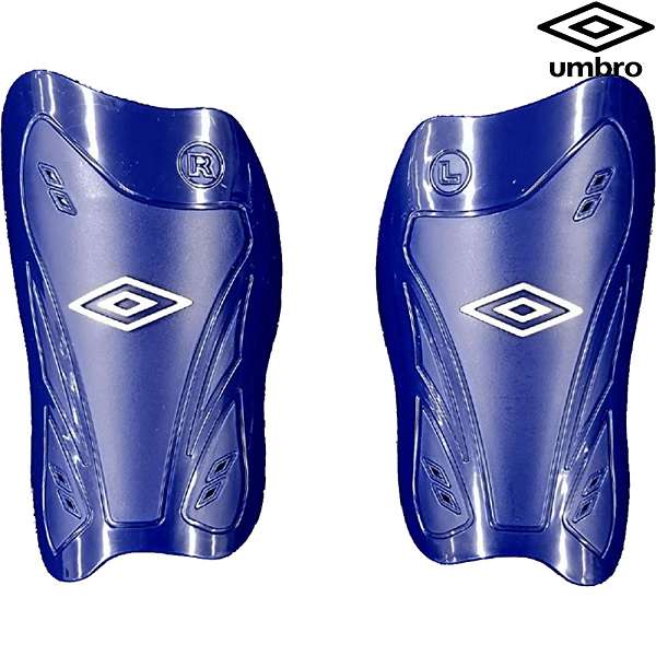 ◆◆○ ＜アンブロ＞ UMBRO ジュニア用シンガード 抗菌 (BLU：ブルー) サッカー UJS4901B-BLU