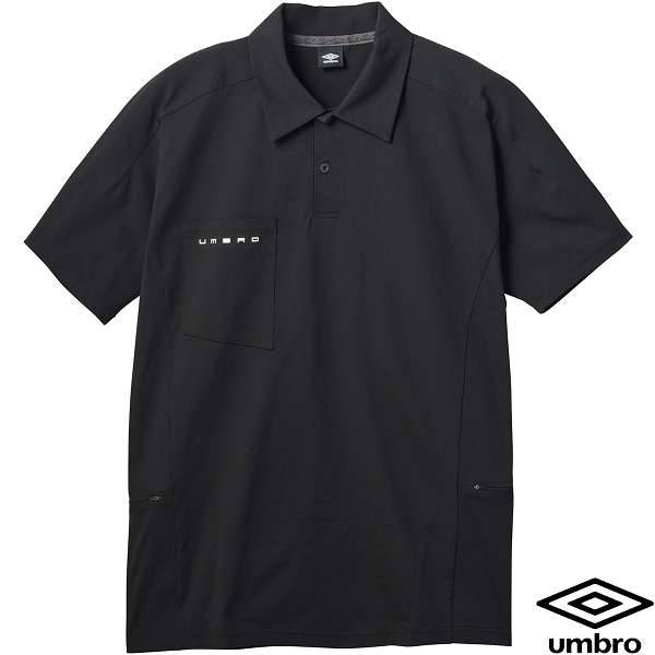 ◆◆○メール便発送 <アンブロ> UMBRO UMBRO COACHERS コーチャーズポロシャツ UF5SHS70M (BK00:ブラック) サッカー UF5...
