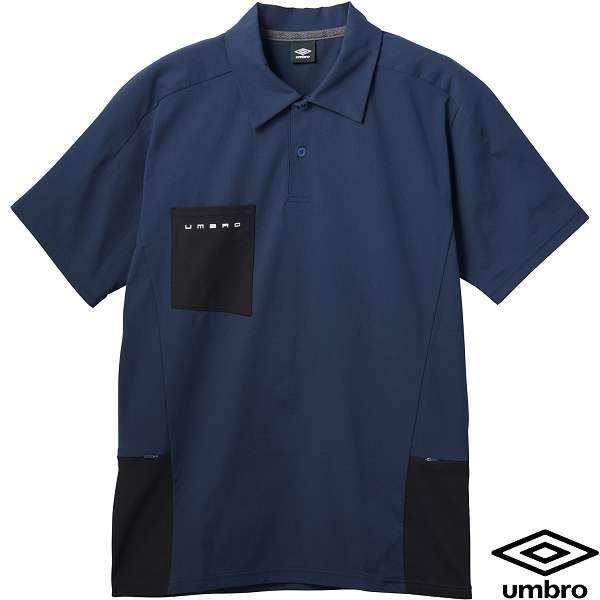 ◆◆○メール便発送 <アンブロ> UMBRO UMBRO COACHERS コーチャーズポロシャツ UF5SHS70M (NV00:ネイビー) サッカー UF5...
