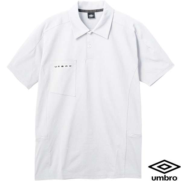 ◆◆○メール便発送 <アンブロ> UMBRO UMBRO COACHERS コーチャーズポロシャツ UF5SHS70M (WH00:ホワイト) サッカー UF5...