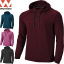 ◆◆ <ウンドウ> wundou フィットネスフーディ長袖Tシャツ(110-150cm) ジュニア P-750