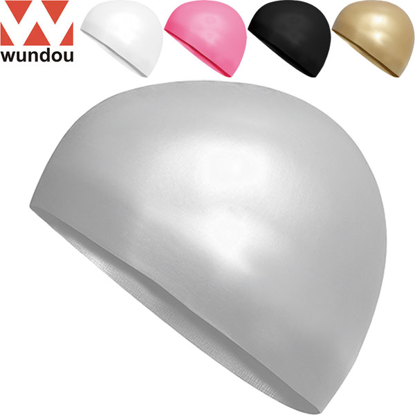 ◆◆メール便発送 ＜ウンドウ＞ wundou P94 シリコーンスイムキャップ(8歳～大人まで対応) ユニセックス ジュニア 水泳 帽子 P-94