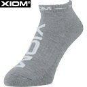 ◆◆メール便発送 <エクシオン> XIOM カラーアンクルソックス SOC00003 (005)グレー 卓球