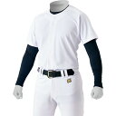 ◆◆○<ゼット> 野球 MECHAPAMユニフォーム ニットフルオープンシャツ (1100:ホワイト) BU1281S-1100