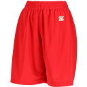 ◆◆○メール便発送 <ゼット> レディース・ガールズ ソフトボール用 ハーフパンツ (6400:レッド) BUL308-6400