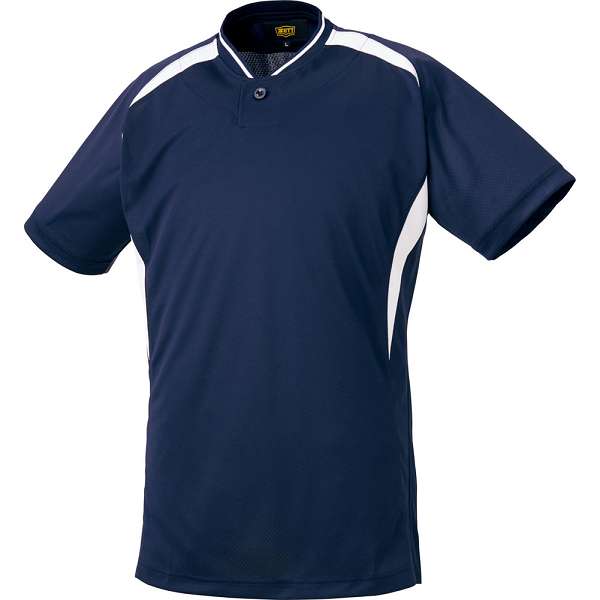 ◆◆○メール便発送 ＜ゼット＞ ZETT 野球 ベースボールTシャツ ベースボールシャツ (2911：ネイビー／ホ..