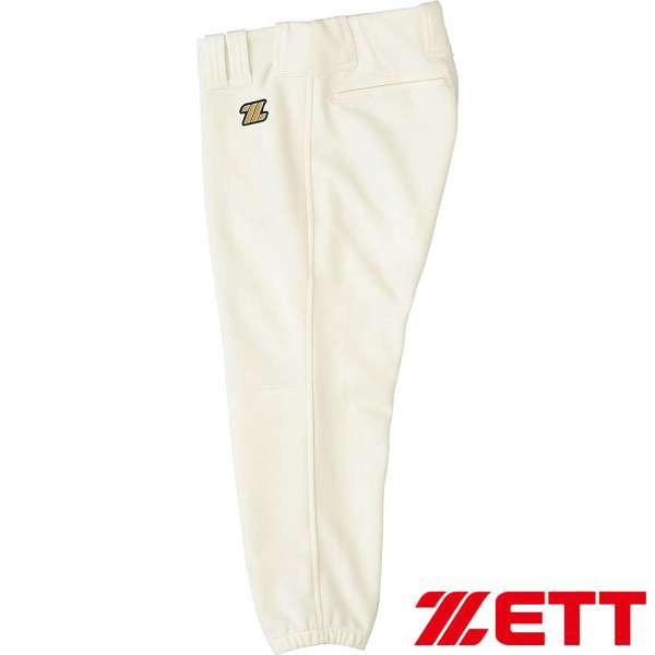 ◆◆○ ＜ゼット＞ ZETT 野球 少年用 ユニフォームレギュラーパンツ (3100L：ライトアイボリー) BU2836-3100L