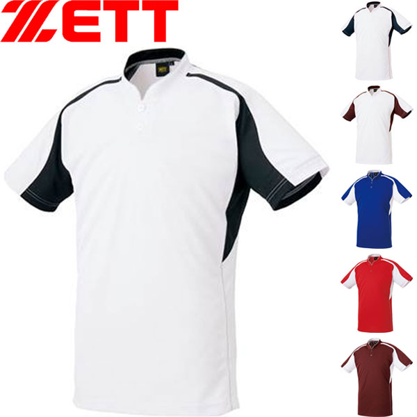 ◆◆○メール便発送 ＜ゼット＞ ZETT メンズ ベースボールシャツ 野球 BOT731