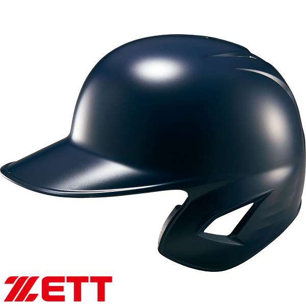 ◆◆○ ＜ゼット＞ ZETT 軟式 ヘルメット 打者用ヘルメット 片耳 (2900：ネイビー) BHL308-2900