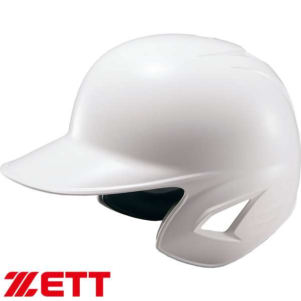 ◆◆○ ＜ゼット＞ ZETT ソフトボール 打者用ヘルメット (1100：ホワイト) BHL580-1100