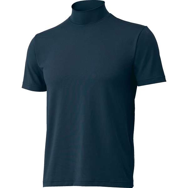 ◆◆○メール便発送 ＜ゼット＞ ZETT 野球 ハイネック 半袖 ライトフィットアンダーシャツ (2900：ネイビー) BO1920-2900