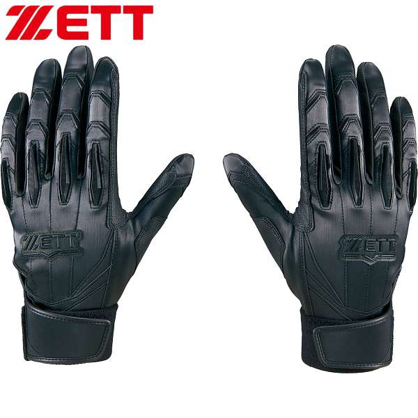 ◆◆○メール便発送 ＜ゼット＞ ZETT プロステイタス バッティンググラブ(両手用) BG13012HS (1900：ブラック) メンズ 野球・ソフトボール BG13012HS-1900