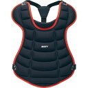 ◆◆○ <ゼット> ZETT 少年軟式・少年ゴムソフト用プロテクター BLP8340 (1964:ブラック×レッド) 野球・ソフトボール BLP8340-1964
