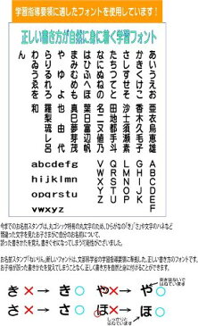 お名前スタンプ　ねいりん　ライト追加セットゴム印5個＋きゃら印ひらがな・漢字・アルファベット対応　【入学祝・入園祝い・入学準備】【介護用品名付け】かわいいキャラ印【名前付け・おなまえはんこ】おなまえひらがなセット/出産祝い/プレゼントに/メール便送料無料