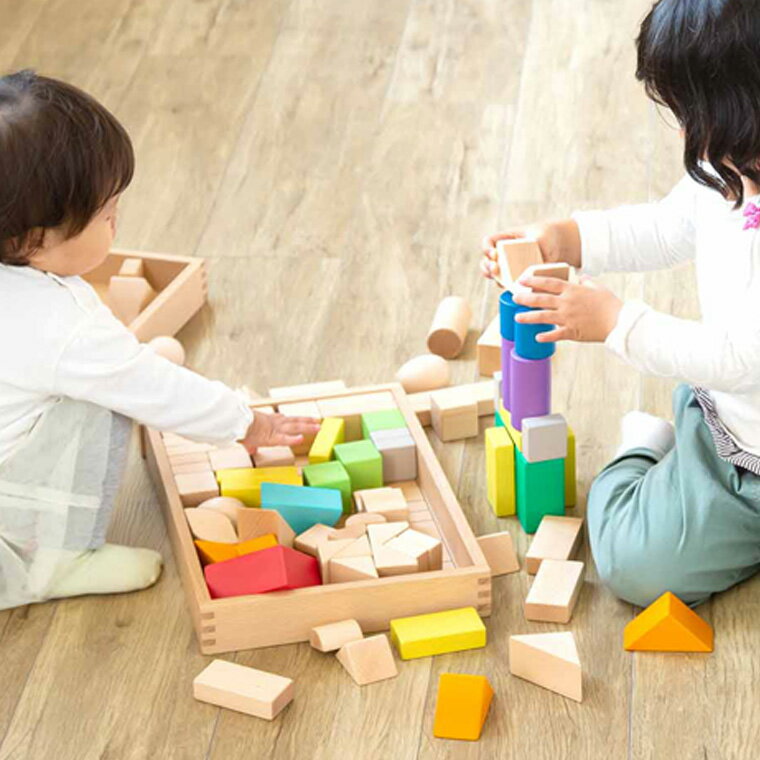 積み木 出産祝い 1歳 My First Blocks Tsumin -Color- エドインター