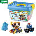 ★スーパーSALE期間中50%OFF★【 学研 公式 】 Gakken ニューブロック ひらめき! ひいて 動く! GO!GO! BOX 18種80パーツ 3歳から 【2Lサイズラッピング対応商品(別途有料)】 83224 学研ステイフル おもちゃ 知育玩具