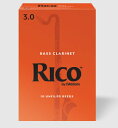 D'Addario Woodwinds RICO リコ バスクラリネット用リード(10枚入り)〈ダダリオ ウッドウィンズ〉