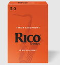 D'Addario Woodwinds RICO リコ テナーサックス用リード(10枚入り)〈ダダリオ ウッドウィンズ〉