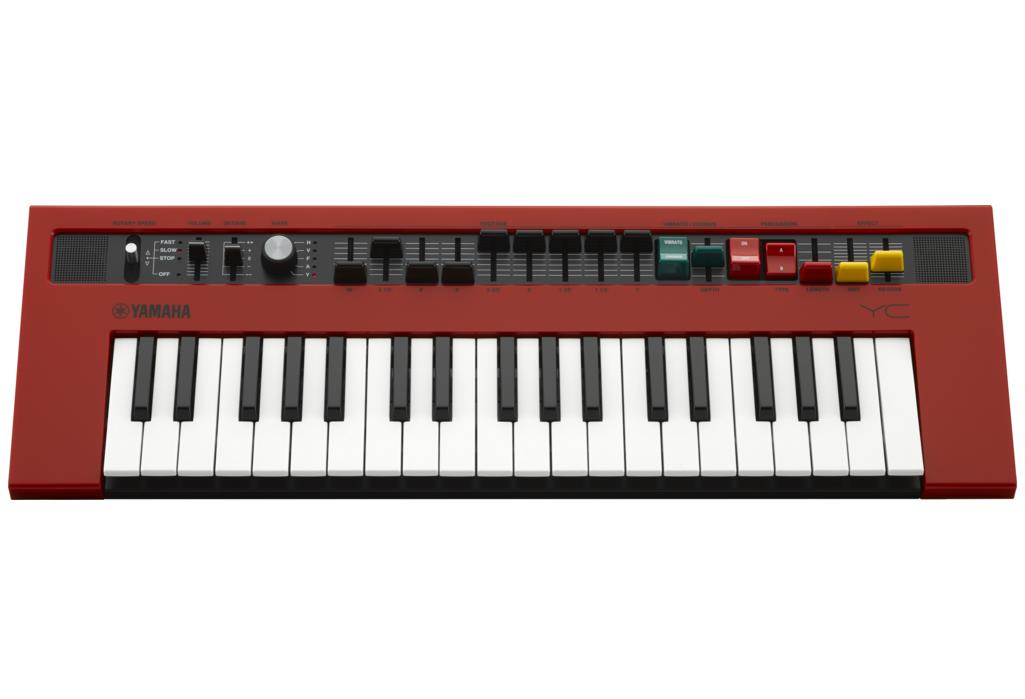 オルガン特有の音作りを楽しめる「コンパクトなビンテージコンボオルガン」 出音にこだわったプロフェッショナル・ハイグレード音源：Organ Flutes音源 オルガン専用のOrgan Flutes音源を搭載。トーンホイールの電気オルガンから、トランジスタのコンボオルガンまで5種類の音色タイプから選択し演奏します。ドローバーでの加算合成による音色作りに加え、ビブラート、コーラス、パーカッションといったオルガン特有の音作りが可能で、さらにロータリースピーカー、ディストーション、リバーブとオルガンサウンドに不可欠なエフェクターも搭載しています。 専用ケースはこちら Yamaha reface用ケース