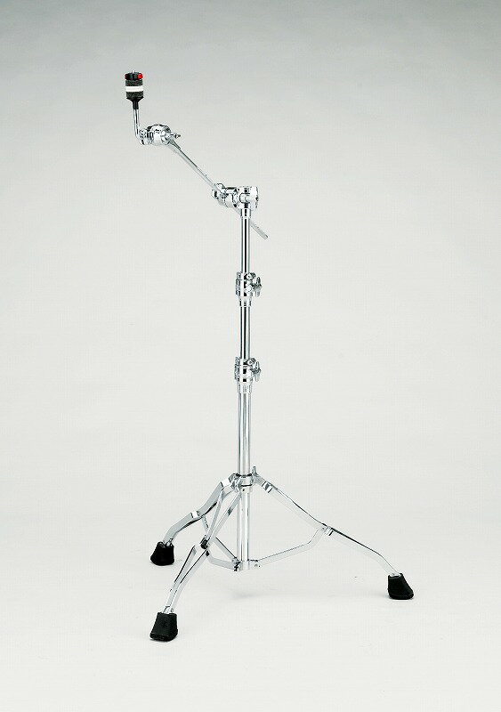 TAMA STAR Hardware-スター・ハードウェア - 【Concept】 2013年に発表した、40年余りに培ったノウハウや技術、アイデアの集大成として 完成した“STAR Drums”。 同様に、我々の長年の研究とアーティストとのリレーションの中で積み重ねて きた知識や理論を元に、”ハードウェア”のあるべき姿に再び挑み、ようやく生み 出したのが、このTAMA STAR Hardwareです。 ブームアームやタムホルダーの可 動範囲の拡大、過去の金属同士での固定方法とナイロンブッシュ構造を併せ持っ た、新たなるジョイント構造など、今まで「スタンドとはこういう物だ」と考え られていたハードウェアの限界を超え、誰も成し得なかったドラムサウンド向上 をも実現した次世代ハードウェア、STARHardware。今までの当たり前が当たり前 でなくなる瞬間を体感してください。 ■SPEC ・パイプ径: 28.6mm-22.2mm-19.1mm ・重量 : 6.1kg ・メモリーロック付属(下段・中段・上段パイプ部、およびブームアーム、Lロッド部) ・ブームアーム長さ : 450mm (+Lロッド 10mm) FEATURE Orbital Quick-Tite Boom Tilter Orbital Quick-Tite Cymbal Tilter Glide-Tite Grip Joint True-Sound Insulation Mute Ring-True Cymbal Felt Quick-Set Cymbal Mate かつてないレベルでの安定性と共に、あらゆる方向への自由自在なシンバルの セッティングを可能にしたブームシンバルスタンド。その上、クラッシュシンバ ルが持つサスティーンを今まで以上に引き出し、ライドシンバルの粒立ちの良い サウンドをも際立たせます。　