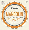 D'addario/}h/EJ74 Mandolin/Meduim/Phospor Bronzeq__Ir