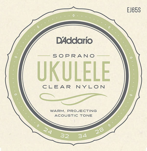 D'addario/ウクレレ弦 EJ65S Pro-Arte Custom Extruded Ukulele ソプラノ〈ダダリオ〉