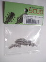 SCUD ピックガードビス TS-01NH ミリサイズ 12P(ニッケル)〈スカッド〉