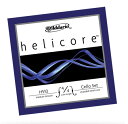 Helicore Cello Stringsはスチール線を縒り合せたマルチストランデッド・スチールコアを採用し、安定したピッチで、素早く馴染みます。クリアな音色が特徴の、上級者にお勧めのチェロ弦です。通常の弦よりも細めに作られており、安定した演奏性と優れたレスポンスを持ちます。 ※画像はサンプルです　