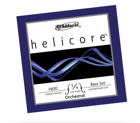 D 039 Addario コントラバス弦 H614 3/4M（E-nickel） Helicore Orchestral Bass strings〈ダダリオ〉