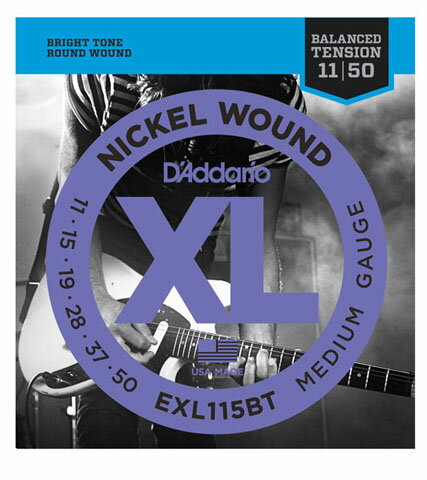 D'addario/エレキ弦 EXL115BT Balanced Tension〈ダダリオ〉