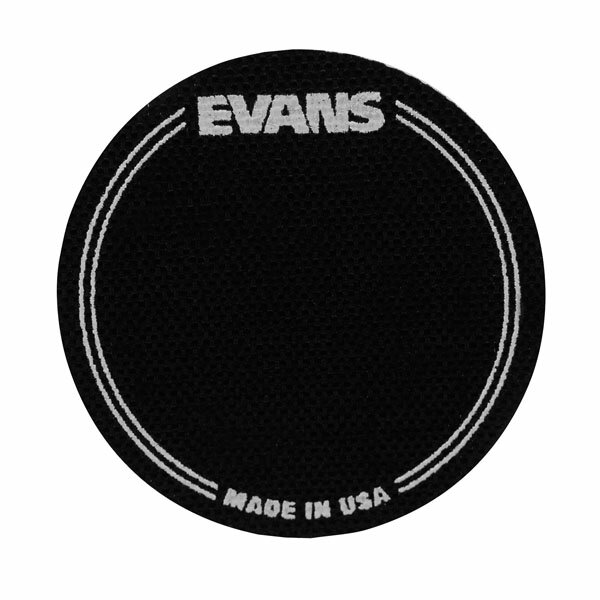 EVANS/EQ Black Nylon Single Patch (x2)（EQPB1）バスドラムパッチ〈エヴァンス〉