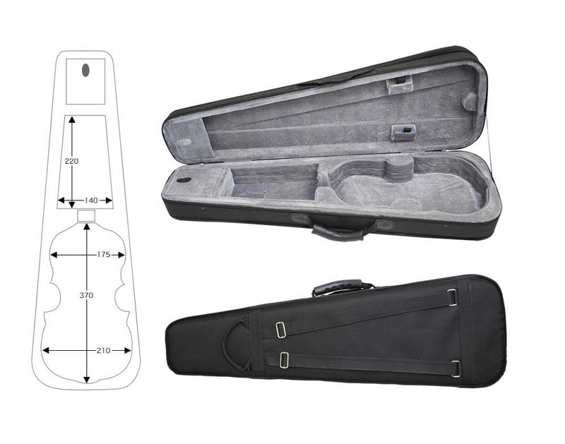 KC バイオリン用セミハードケース 4/4 VC-100〈キョーリツ〉