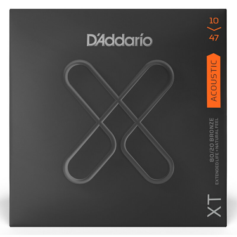 D'addario XTABR1047 Extra Light XT 80/20 Bronze アコースティック弦〈ダダリオ〉