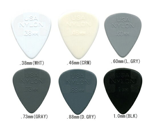 Jim Dunlop ピック 44R NYLON STANDARD〈ダンロップ〉