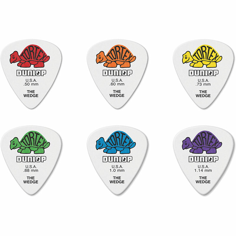 Jim Dunlop/ピック 424R TORTEX WEDGE〈ダンロップ〉