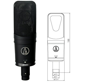 audio-technica AT4050 DCバイアス コンデンサー型〈オーディオテクニカ〉