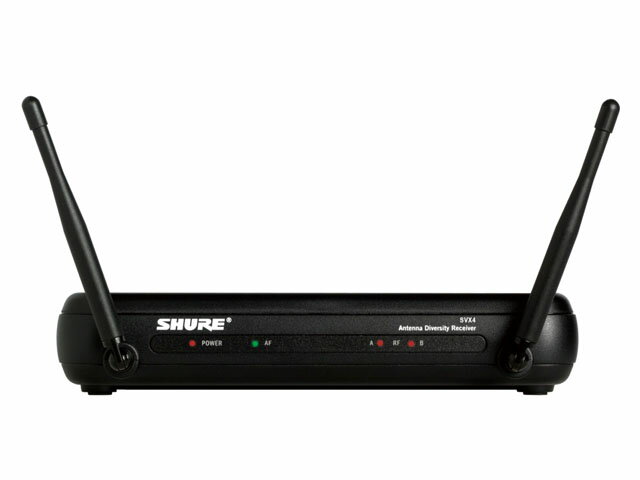 SHURE/SVX Wireless用シングルチャンネル受信機 SVX4（単品モデル）【シュアー】