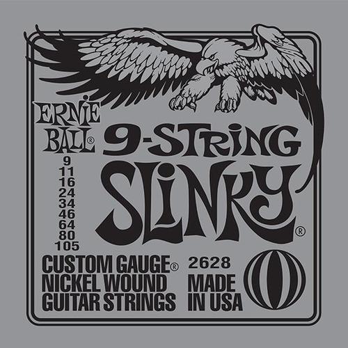 ERNIE BALL エレキ弦 #2628 9-String Slinky 9弦ギター専用〈アーニーボール〉