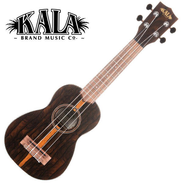 KALA KA-ZCT-S Ziricote Gloss Soprano Ukulele w/bag ...