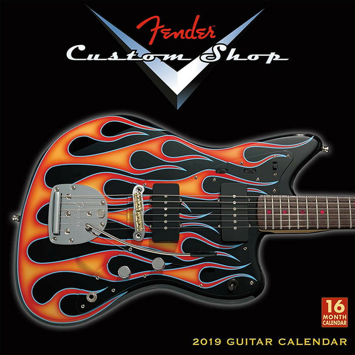 Fender Custom Shop Guitar 2019 Calendar フェンダーカスタムショップカレンダー〈フェンダー〉