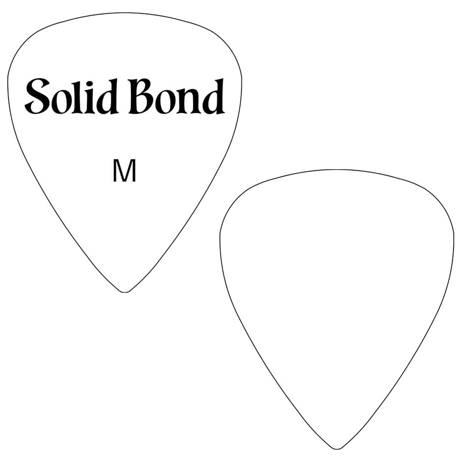 Solid Bond PD1-WHM Teardrop Pick 1 White Medium �����򥷥��ͥ��奢�ԥå� 10��ҥ���åɥܥ�ɡ�
