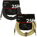 Fender Deluxe Tweed Cable 25ft(約7.5m)Straight/Straight ケーブル