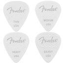 Fender/ピック 351 Shape Wavelength Celluloid Picks White 6枚パック〈フェンダー〉