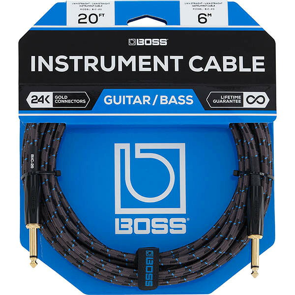 BOSS BIC-20 6m SS ギターケーブル ボス