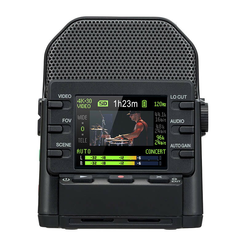 楽器de元気のZOOM Handy Recorder Q2n-4K ハンディビデオレコーダー〈ズーム〉｜アングル3