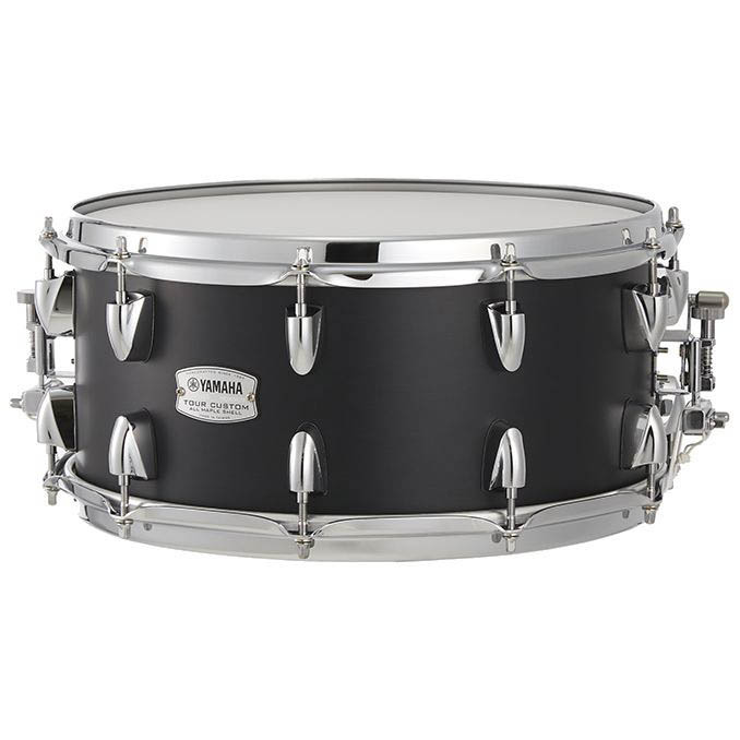 YAMAHA Tour Custom Snare Drums TMS1465 LCS Licorice Satin スネアドラム〈ヤマハ〉