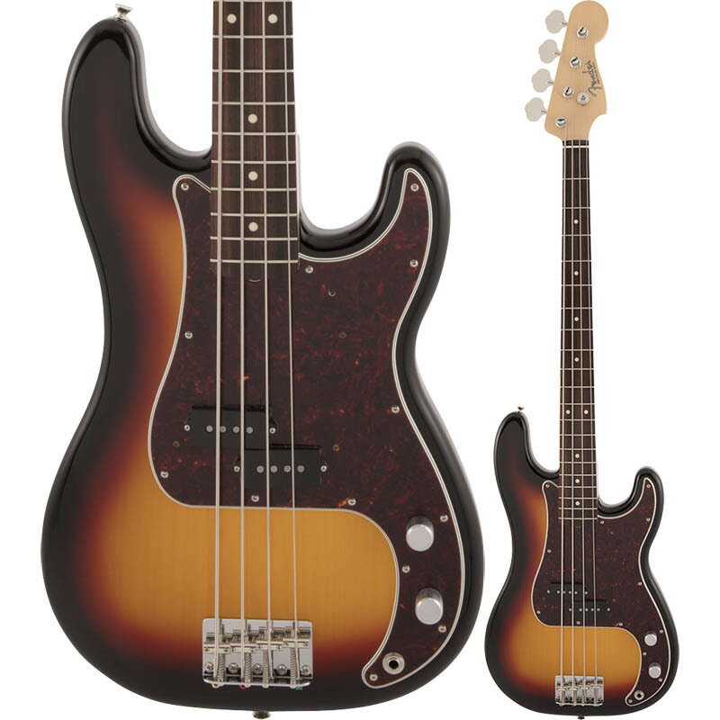 Fender Made in Japan Traditional 60s Precision Bass, Rosewood Fingerboard, 3-Color Sunburst〈フェンダージャパンプレジションベース〉