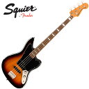 Squier by Fender Classic Vibe Jaguar Bass, Laurel Fingerboard, 3-Color Sunburst【スクワイア フェンダー・ジャガーベース】