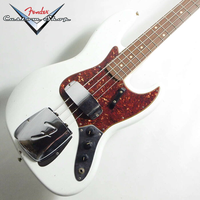 Fender Custom Shop Custom Built 1962 Jazz Bass Journeyman Relic Olympic White【フェンダー・カスタム・ショップ・ジャズベース】【 S/N R104027 4.24kg】